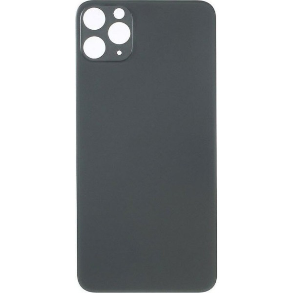Καπάκι Μπαταρίας Black για iPhone 11 Pro Max - Large Hole Version type A with logo