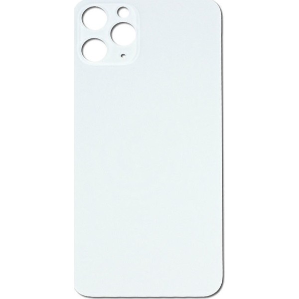 Καπάκι Μπαταρίας Silver για iPhone 11 Pro Max - Large Hole Version type A with logo Καπάκι Μπαταρίας Silver για iPhone 11 Pro Max - Large Hole Version type A with logo