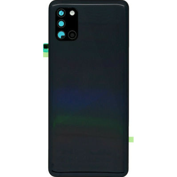ΚΑΠΑΚΙ ΜΠΑΤΑΡΙΑΣ SAMSUNG GALAXY A31 ΜΑΥΡΟ ΜΕ ΦΑΚΟ