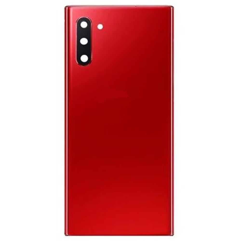 ΚΑΠΑΚΙ ΜΠΑΤΑΡΙΑΣ SAMSUNG GALAXY NOTE 10 ΚΟΚΚΙΝΟ ΜΕ ΦΑΚΟ