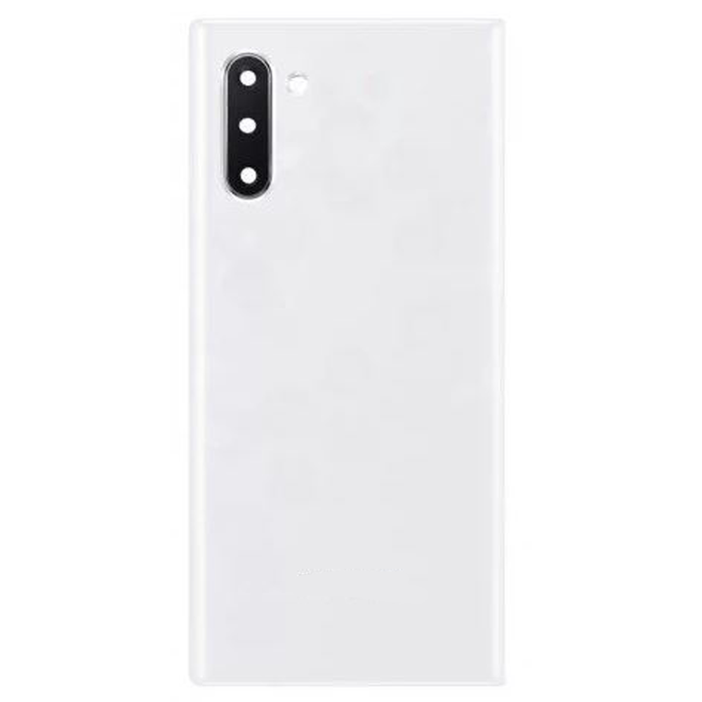 ΚΑΠΑΚΙ ΜΠΑΤΑΡΙΑΣ SAMSUNG GALAXY NOTE 10 ΛΕΥΚΟ ΜΕ ΦΑΚΟ