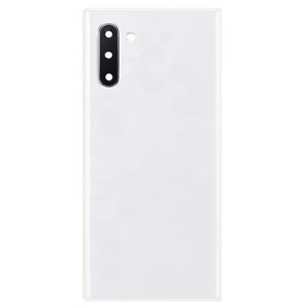 ΚΑΠΑΚΙ ΜΠΑΤΑΡΙΑΣ SAMSUNG GALAXY NOTE 10 ΛΕΥΚΟ ΜΕ ΦΑΚΟ