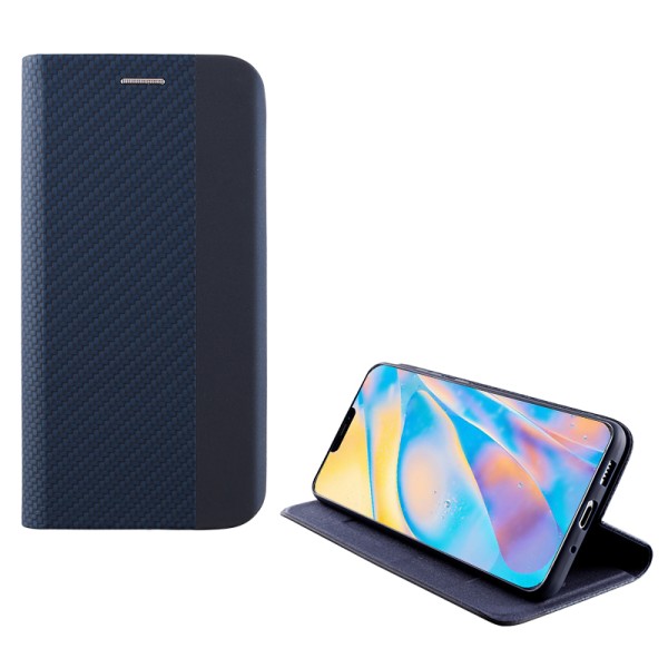 ΘΗΚΗ IPHONE 12 MINI BOOK - RFID PROOF - BLUE