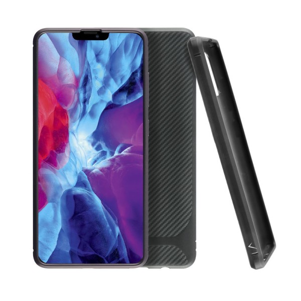 ΘΗΚΗ IPHONE 12 / 12 PRO RUGGED CARBON - BLACK