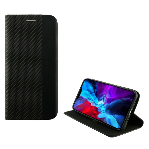 ΘΗΚΗ IPHONE 12 / 12 PRO BOOK - RFID PROOF - BLACK