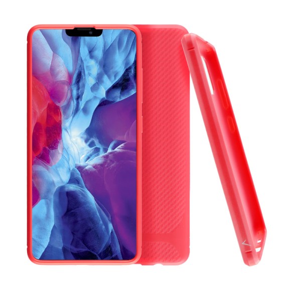 ΘΗΚΗ IPHONE 12 / 12 PRO RUGGED CARBON - RED