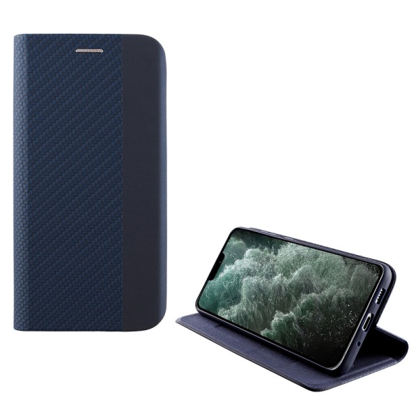 ΘΗΚΗ IPHONE 12 PRO MAX BOOK - RFID PROOF - BLUE
