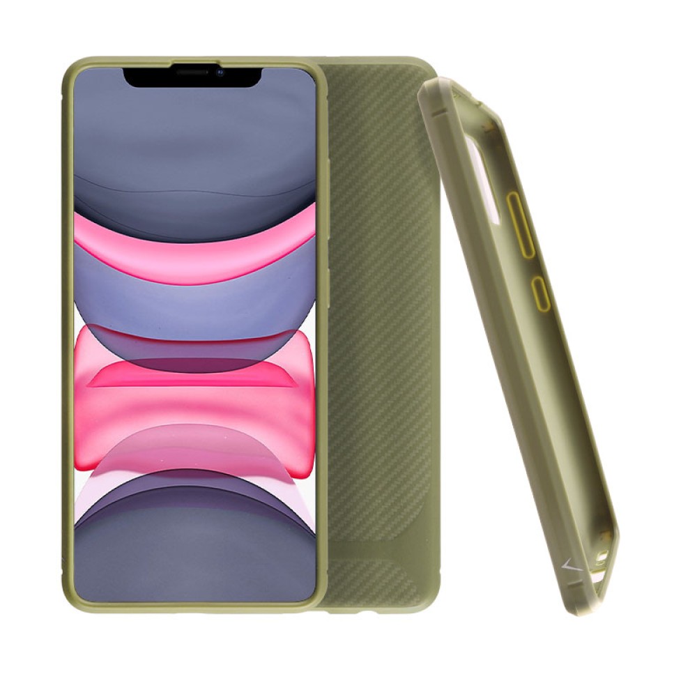 ΘΗΚΗ IPHONE 11 RUGGED CARBON - GREEN