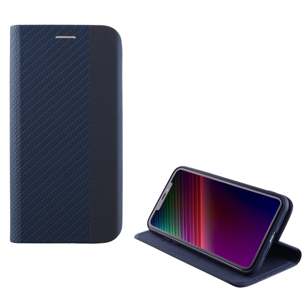 ΘΗΚΗ IPHONE 11 BOOK - RFID PROOF - BLUE