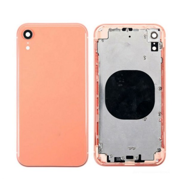 Πίσω Καπάκι με Πλαίσιο - Back Cover Housing για iPhone XR Κοραλλί