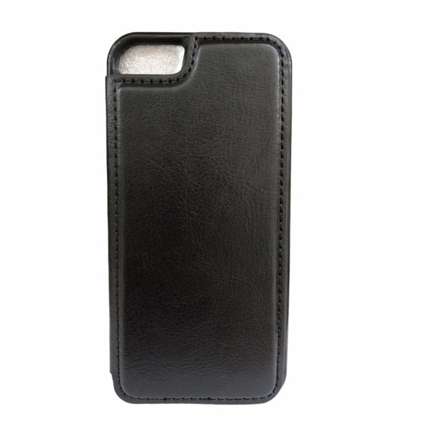 Premium Back Wallet Leather Case - Premium δερμάτινη Θήκη πορτοφόλι για Apple iPhone 6/6s Μαύρη