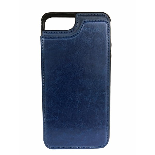 Premium Back Wallet Leather Case - Premium δερμάτινη Θήκη πορτοφόλι για Apple iPhone 7/8 PLUS Μπλε