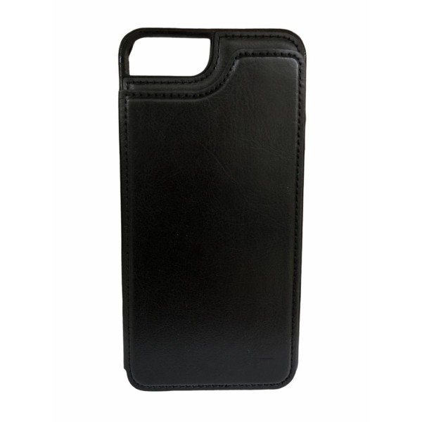 Premium Back Wallet Leather Case - Premium δερμάτινη Θήκη πορτοφόλι για Apple iPhone 7/8 PLUS  Μαύρη