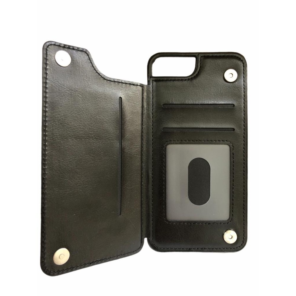 Premium Back Wallet Leather Case - Premium δερμάτινη Θήκη πορτοφόλι για Apple iPhone 7/8 PLUS Μαύρη Premium Back Wallet Leather Case - Premium δερμάτινη Θήκη πορτοφόλι για Apple iPhone 7/8 PLUS Μαύρη