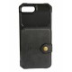Premium Back Wallet Case - Premium Θήκη πορτοφόλι με RFID για Apple iPhone 7/8 PLUS Μαύρη