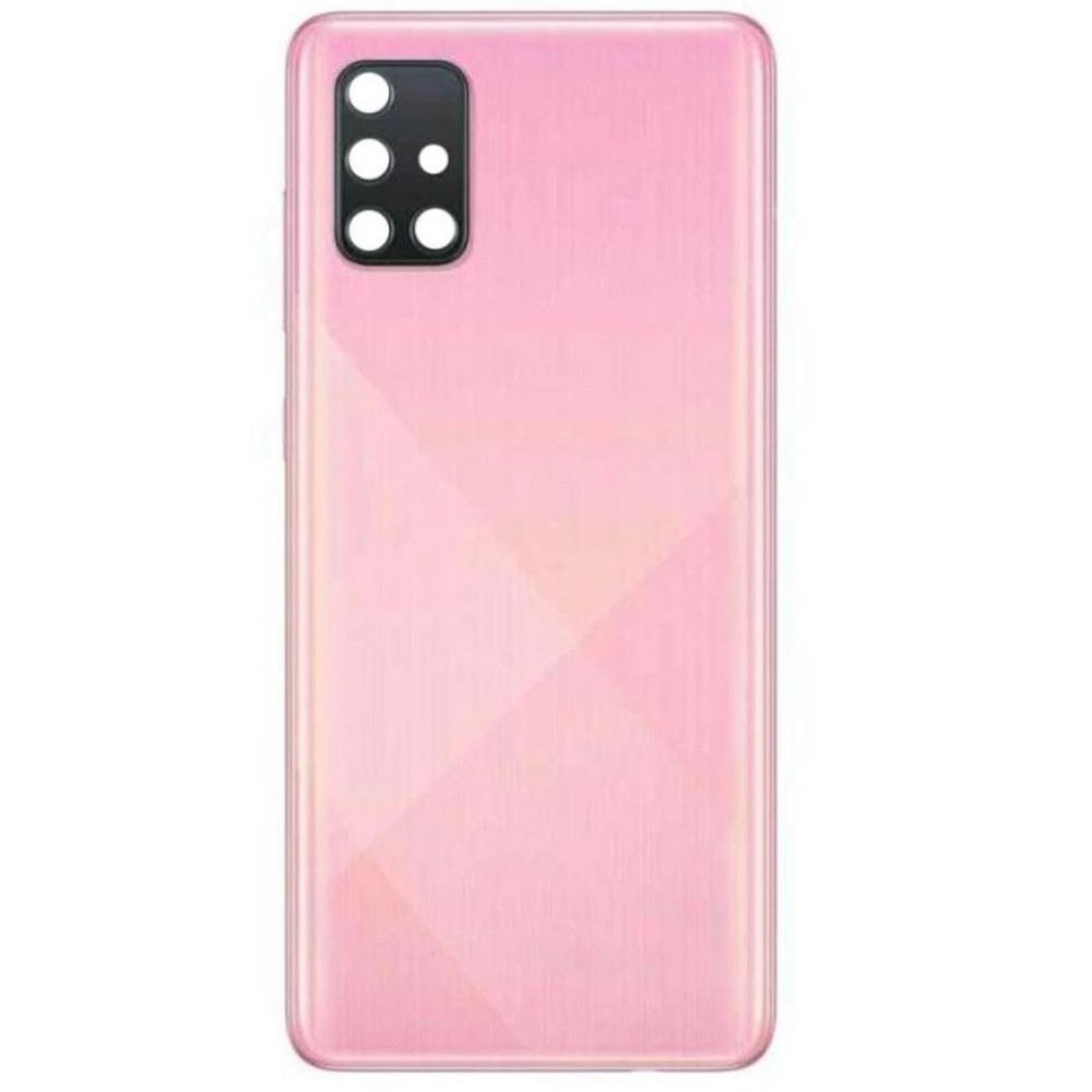 ΚΑΠΑΚΙ ΜΠΑΤΑΡΙΑΣ SAMSUNG GALAXY A71 - ΡΟΖ (ΜΕ ΦΑΚΟ)
