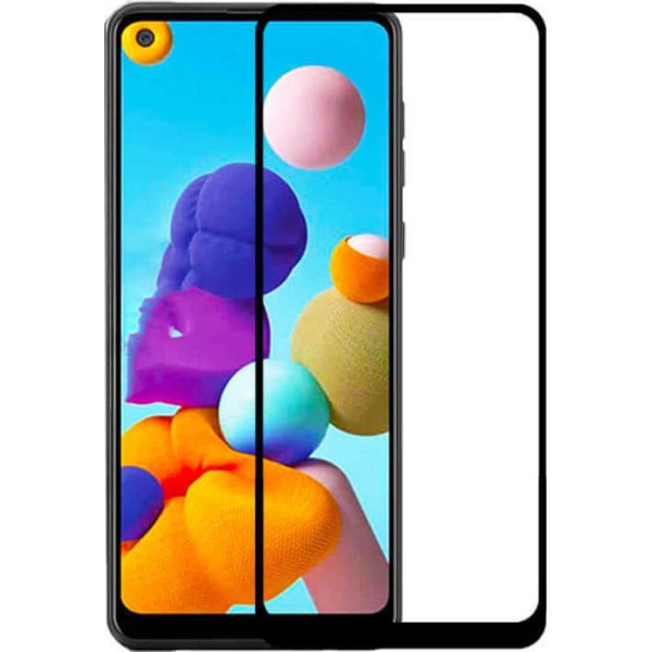 SAMSUNG GALAXY A21S FULL COVER TEMPERED GLASS - ΤΖΑΜΑΚΙ ΠΡΟΣΤΑΣΙΑΣ