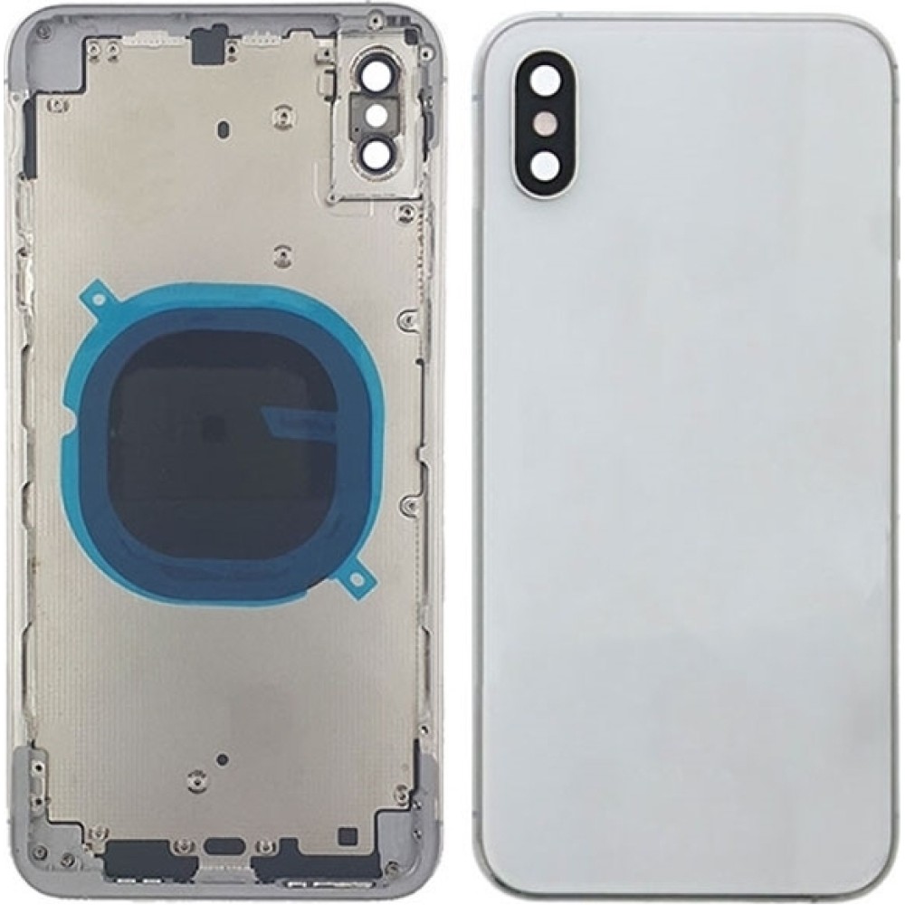 Πίσω Καπάκι με Πλαίσιο - Back Cover Housing για iPhone XS MAX Λευκό
