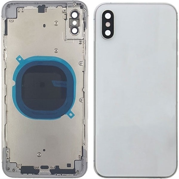 Πίσω Καπάκι με Πλαίσιο - Back Cover Housing για iPhone XS MAX Λευκό