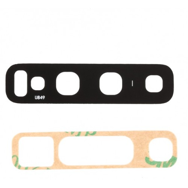 SAMSUNG GALAXY S10 PLUS G975 CAMERA GLASS LENS (BLACK)  - ΤΖΑΜΙ ΦΑΚΟΥ ΚΑΜΕΡΑΣ (ΜΑΥΡΟ)