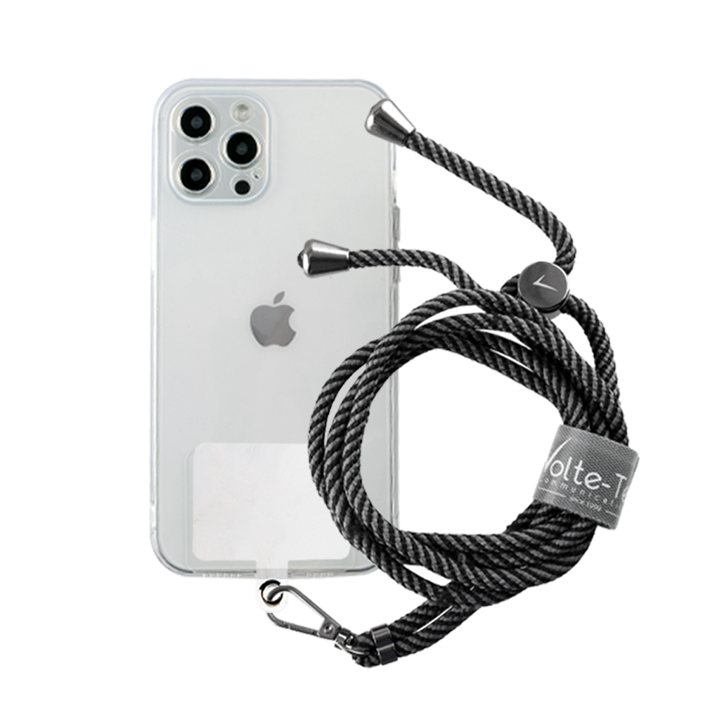 VOLTE-TEL NECK STRAP - ΛΟΥΡΑΚΙ ΛΑΙΜΟΥ ΓΙΑ ΘΗΚΕΣ ΠΡΑΣΙΝΟ ΜΕ ΡΙΓΕΣ VT32