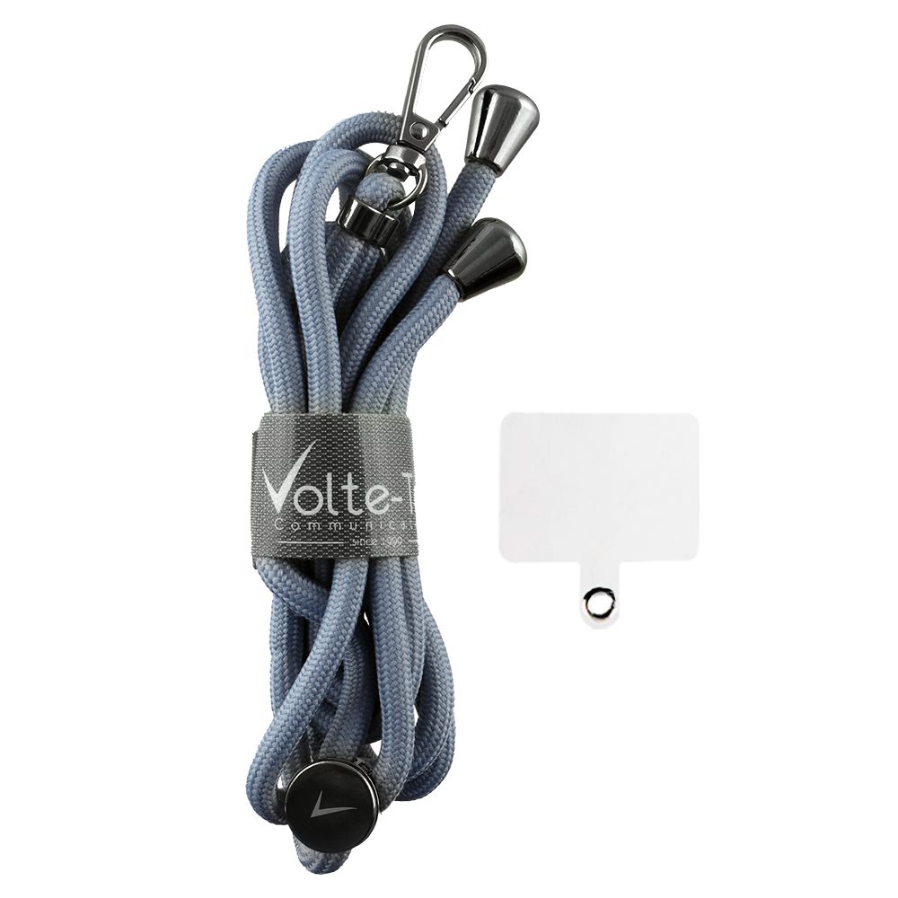 VOLTE-TEL NECK STRAP - ΛΟΥΡΑΚΙ ΛΑΙΜΟΥ ΓΙΑ ΘΗΚΕΣ ΓΚΡΙ ΑΝΟΙΧΤΟ VT14 VOLTE-TEL NECK STRAP - ΛΟΥΡΑΚΙ ΛΑΙΜΟΥ ΓΙΑ ΘΗΚΕΣ ΓΚΡΙ ΑΝΟΙΧΤΟ VT14