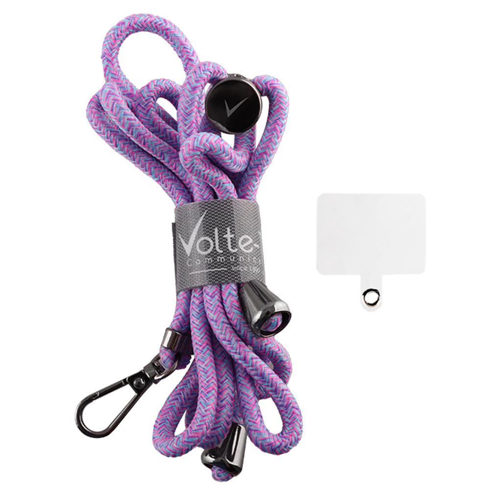 VOLTE-TEL NECK STRAP - ΛΟΥΡΑΚΙ ΛΑΙΜΟΥ ΓΙΑ ΘΗΚΕΣ ΜΩΒ ΜΕ ΟΥΡΑΝΙΟ ΤΟΞΟ VT27