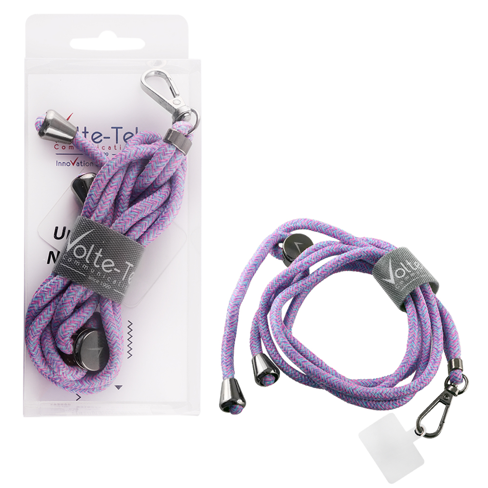 VOLTE-TEL NECK STRAP - ΛΟΥΡΑΚΙ ΛΑΙΜΟΥ ΓΙΑ ΘΗΚΕΣ ΜΩΒ ΜΕ ΟΥΡΑΝΙΟ ΤΟΞΟ VT27