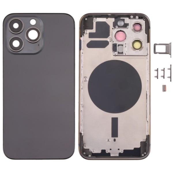 APPLE IPHONE 13 PRO ΠΙΣΩ ΚΑΠΑΚΙ ΜΕ ΠΛΑΙΣΙΟ ΜΑΥΡΟ- BACK COVER HOUSING GRAPHITE BLACK APPLE IPHONE 13 PRO ΠΙΣΩ ΚΑΠΑΚΙ ΜΕ ΠΛΑΙΣΙΟ ΜΑΥΡΟ- BACK COVER HOUSING GRAPHITE BLACK