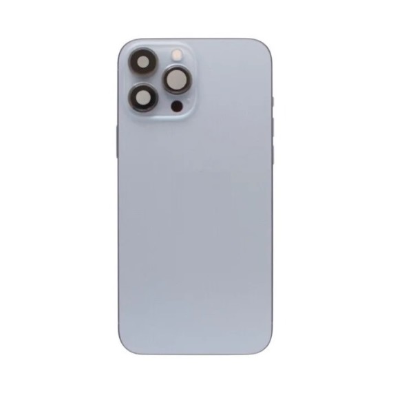 APPLE IPHONE 13 PRO MAX ΓΝΗΣΙΟ ΠΙΣΩ ΚΑΠΑΚΙ ΜΕ ΠΛΑΙΣΙΟ FULL HOUSING SIERRA BLUE (ORIGINAL BACK COVER FULL HOUSING SIERRA BLUE)