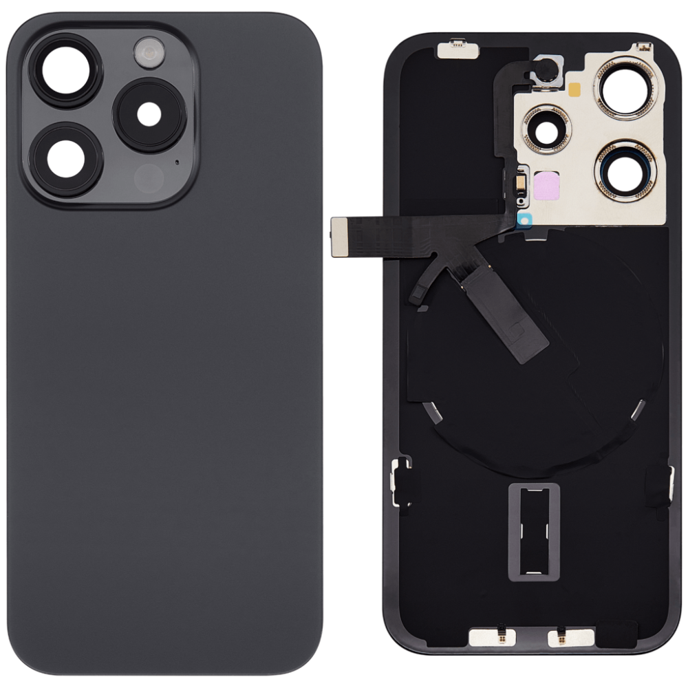 ΚΑΠΑΚΙ ΜΠΑΤΑΡΙΑΣ APPLE IPHONE 15 PRO MAX BLACK TITANIUM ΜΕ NFC (HIGH QUALITY)