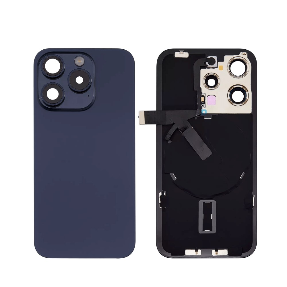 ΚΑΠΑΚΙ ΜΠΑΤΑΡΙΑΣ APPLE IPHONE 15 PRO MAX BLUE TITANIUM ΜΕ NFC (HIGH QUALITY)