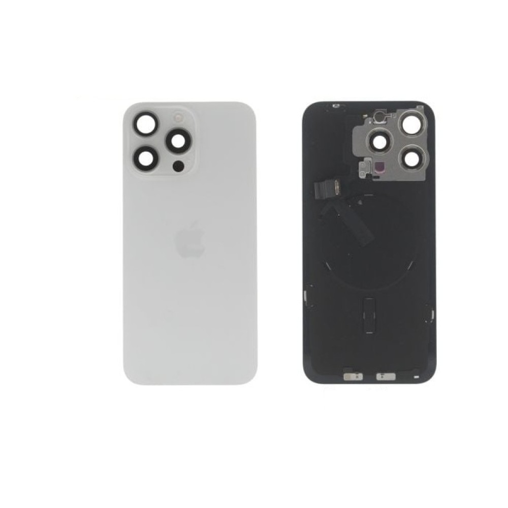 ΚΑΠΑΚΙ ΜΠΑΤΑΡΙΑΣ APPLE IPHONE 15 PRO MAX WHITE TITANIUM ΜΕ NFC (HIGH QUALITY)