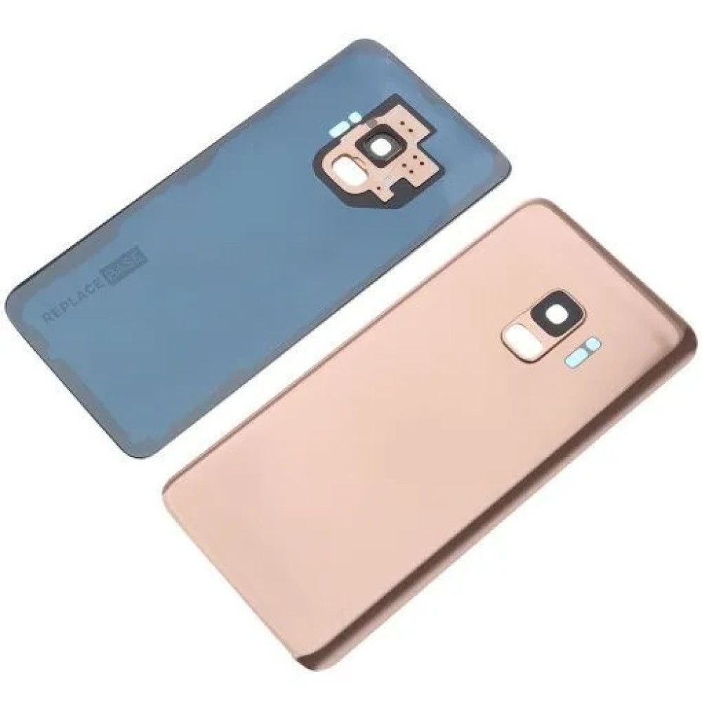 SAMSUNG GALAXY S9 ΚΑΠΑΚΙ ΜΠΑΤΑΡΙΑΣ (BATTERY COVER) ΜΕ ΦΑΚΟ (LENS) ΧΡΥΣΟ