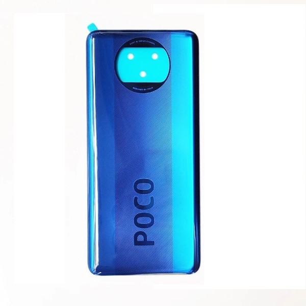 XIAOMI POCO X3 ΓΝΗΣΙΟ ΚΑΠΑΚΙ ΜΠΑΤΑΡΙΑΣ (M2102J20SG) ΜΠΛΕ(ORIGINAL BATTERY COVER COBALT BLUE)