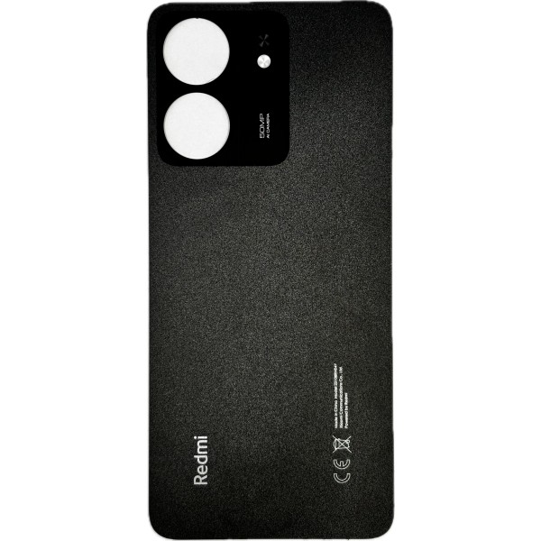XIAOMI REDMI 13C (23100RN82L) ΓΝΗΣΙΟ ΚΑΠΑΚΙ ΜΠΑΤΑΡΙΑΣ MIDNIGHT BLACK (ORIGINAL BATTERY COVER MIDNIGHT BLACK)