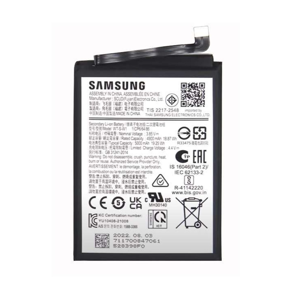 SAMSUNG GALAXY A14 5G (SM-A146B) ΓΝΗΣΙΑ ΜΠΑΤΑΡΙΑ ΑΝΤΙΚΑΤΑΣΤΑΣΗΣ EB-BA146ABY 5000mAh BULK (ORIGINAL BATTERY REPLACMENT) SAMSUNG GALAXY A14 5G (SM-A146B) ΓΝΗΣΙΑ ΜΠΑΤΑΡΙΑ ΑΝΤΙΚΑΤΑΣΤΑΣΗΣ EB-BA146ABY 5000mAh BULK (ORIGINAL BATTERY REPLACMENT)