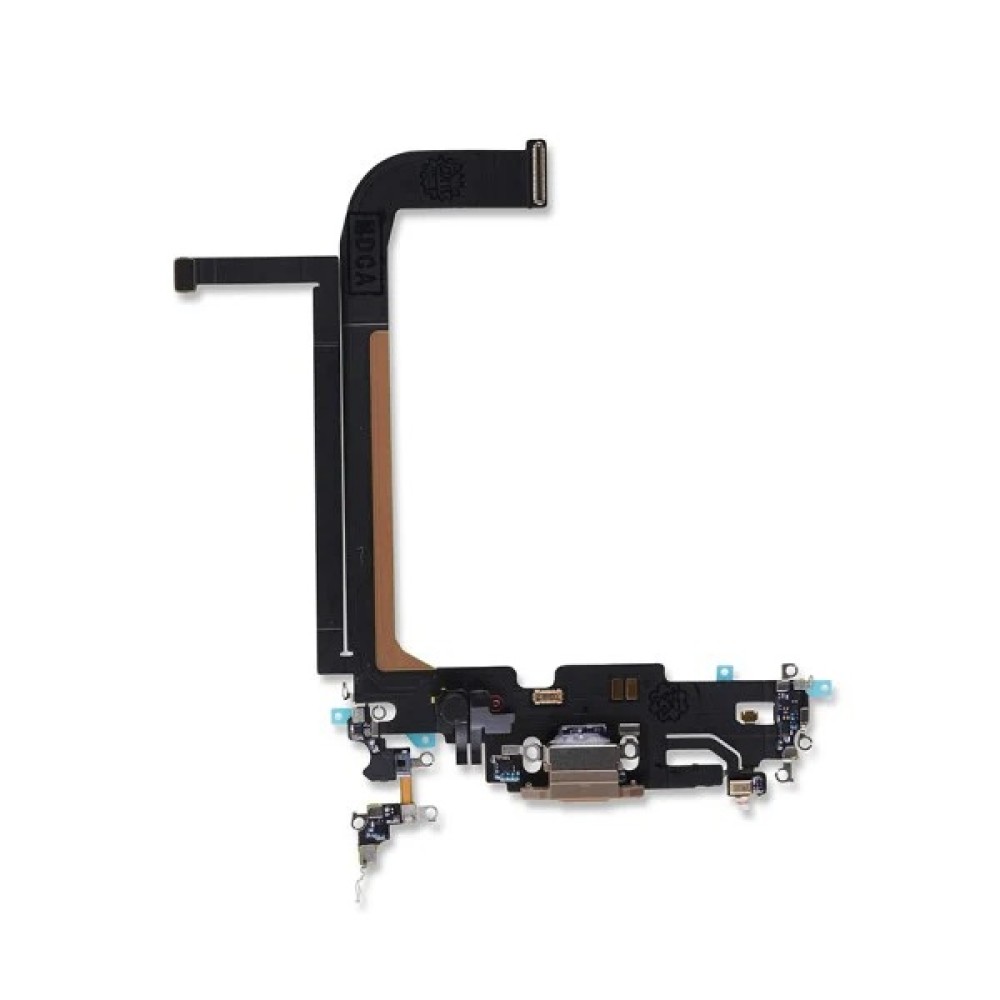 APPLE IPHONE 13 PRO MAX ΓΝΗΣΙΑ ΚΑΛΩΔΙΟΤΑΙΝΙΑ ΦΟΡΤΙΣΗΣ ΧΡΥΣΗ (ORIGINAL CHARGING FLEX DOCK GOLD)