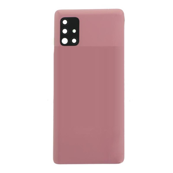 ΚΑΠΑΚΙ ΜΠΑΤΑΡΙΑΣ SAMSUNG GALAXY A51 PINK ΜΕ ΦΑΚΟ	
