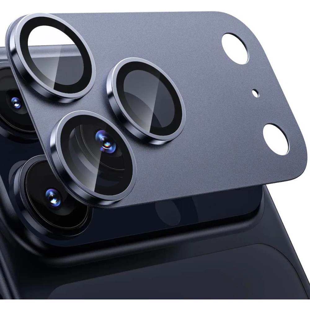 ΠΡΟΣΤΑΤΕΥΤΙΚΟ ΤΖΑΜΑΚΙ ΚΑΜΕΡΑΣ  METAL RING LENS DEEP BLUE ΓΙΑ IPHONE IPHONE 17 PRO MAX