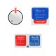 VOLTE-TEL TEMPERED GLASS SAMSUNG WATCH 5 44mm 1.4" 9H 0.30mm PC EDGE COVER WITH KEY 3D FULL GLUE FULL COVER WHITE