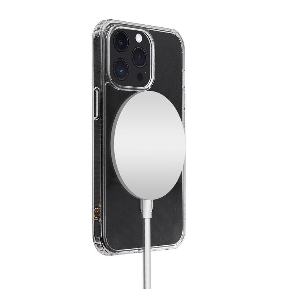 IDOL 1991 ΘΗΚΗ IPHONE 14 PRO MAX 6.7" MAGSAFE ANTISHOCK CLEAR AIR BACK COVER TPU FULL CAMERA PROTECTION ΔΙΑΦΑΝΗ